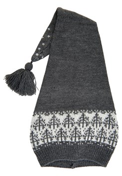 Mikk-Line Christmas Hat Jacquard - Antrazite